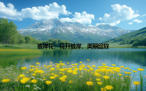 彼岸花, 花开彼岸, 美丽绽放